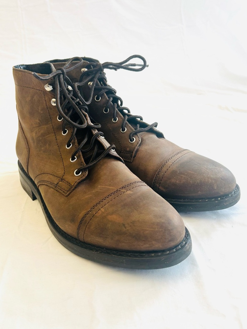 Thursday Boot Company Everyday Captains Lace-Up Cap Toe Boots - Picture 4 of 16
